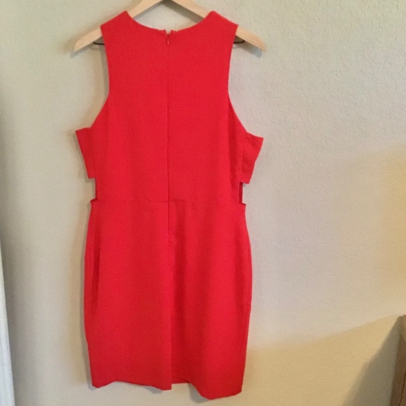 NWOT - H&M sleeveless cutout sides red dress - Picture 3 of 7